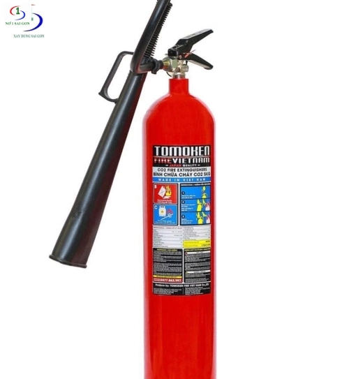 Bình chữa cháy Tomoken 5kg dạng khí CO2 TMK-VJ-CO2/5Kg