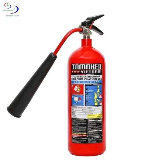 Bình chữa cháy Tomoken khí CO2 TMK-VJ-CO2/3kg