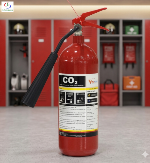 Bình chữa cháy khí CO2 3kg CMC3 Vinafoam